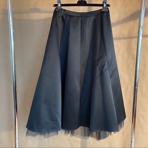 Laundry by Shelli Segal Black A Line Skirt NWT